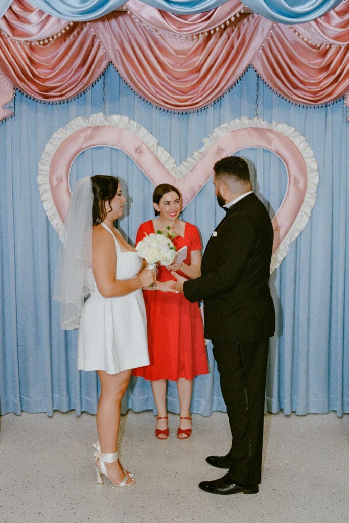 happy couple at their dream elopement ceremony