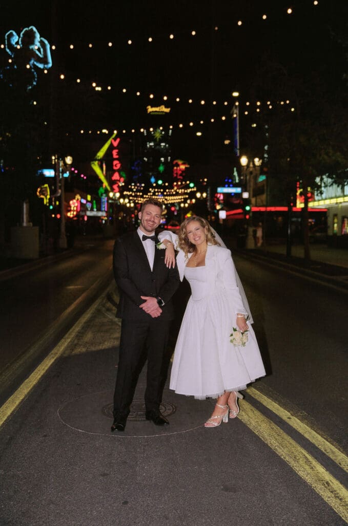Why Downtown Las Vegas Wedding Photos Are Better Than the Strip (Especially at Night)