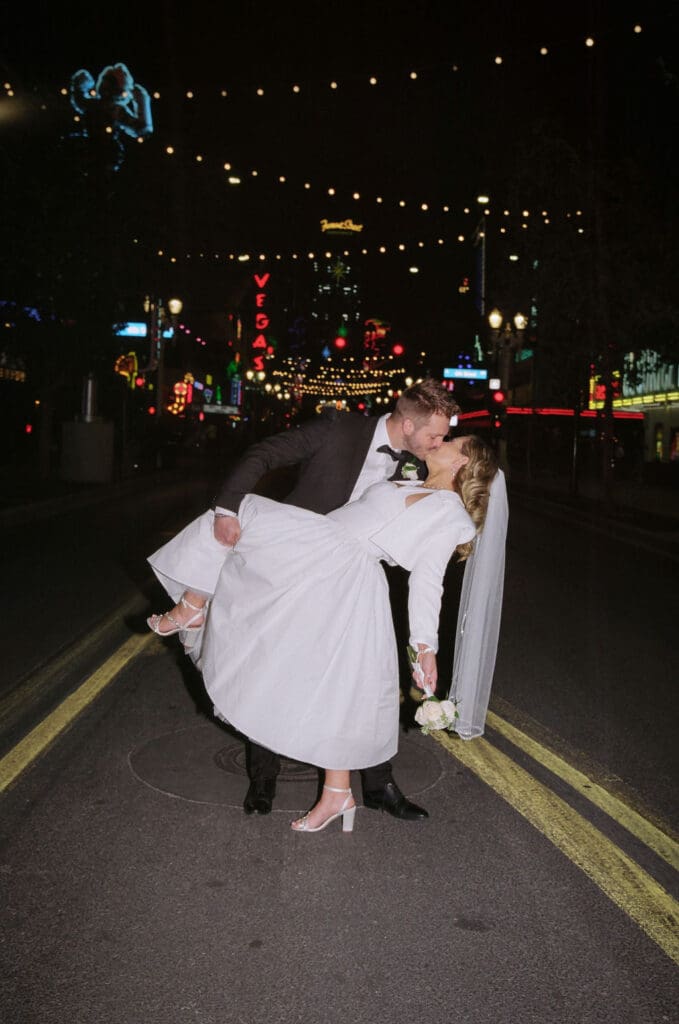 Why Downtown Las Vegas Wedding Photos Are Better Than the Strip (Especially at Night)