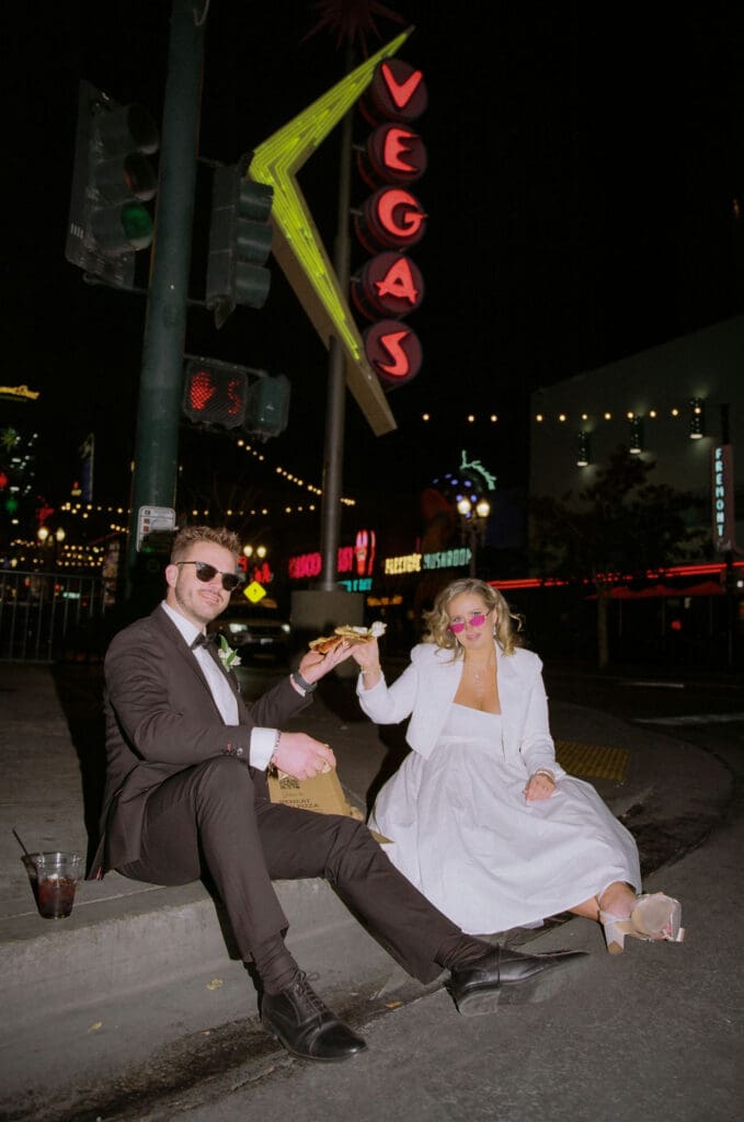 Why Downtown Las Vegas Wedding Photos Are Better Than the Strip (Especially at Night)