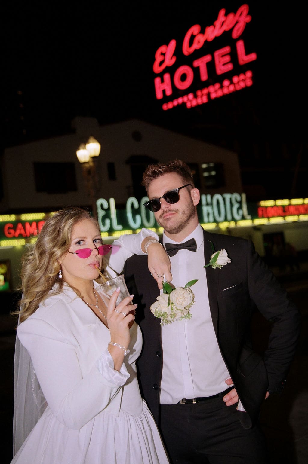 Why Downtown Las Vegas Wedding Photos Are Better Than the Strip (Especially at Night)