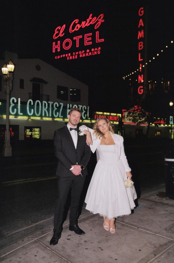 Why Downtown Las Vegas Wedding Photos Are Better Than the Strip (Especially at Night)