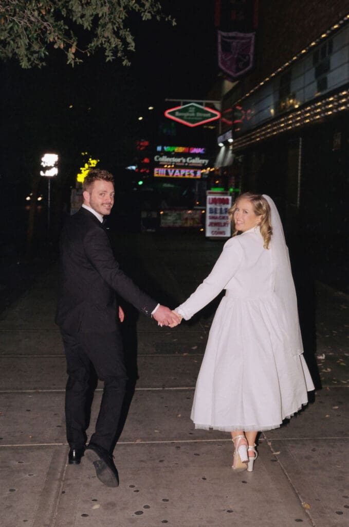 bride and groom at their dream photoshoot