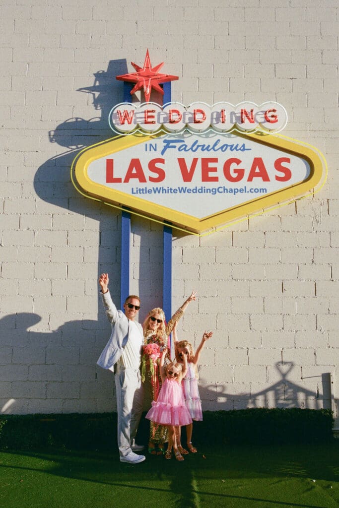 cute family portrait after the ceremony