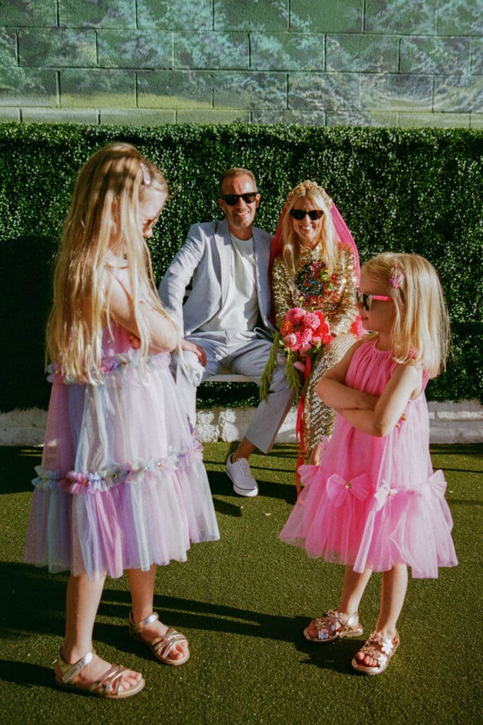 A Las Vegas Family Elopement at Little White Wedding Chapel