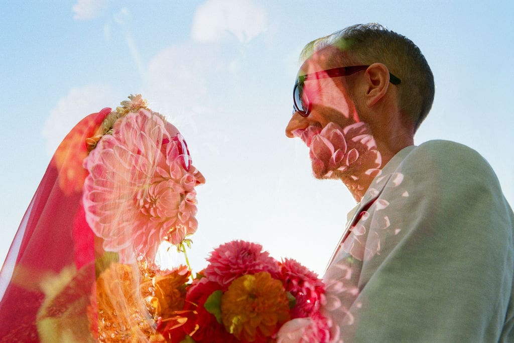 stunning golden hour bridal session