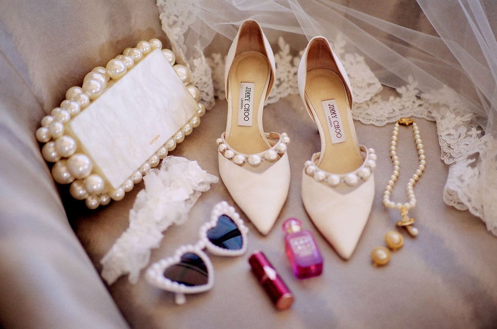 stunning picture of the wedding shoes
