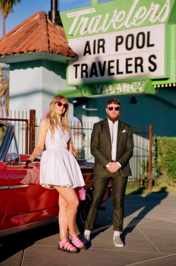 Fun and playful bridal portraits in Las Vegas