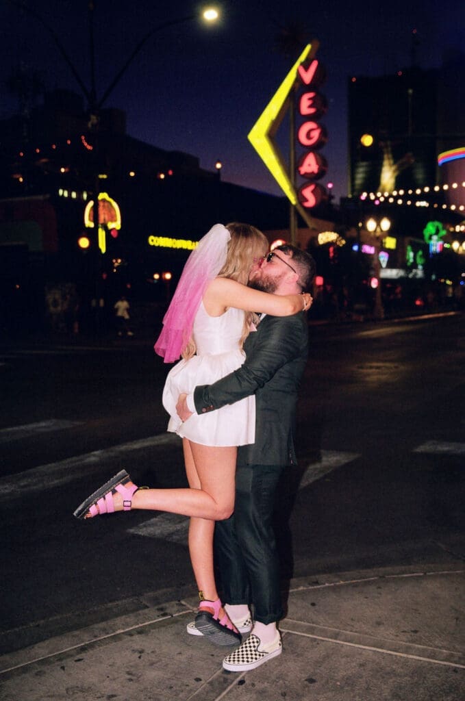Fun bridal session in downtown Las Vegas