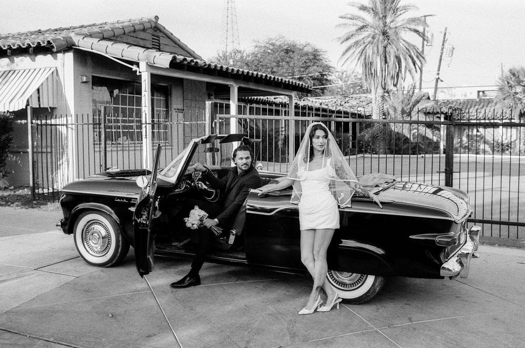 Classic Car Wedding Photos in Las Vegas: The Ultimate Sure Thing Chapel Add-On