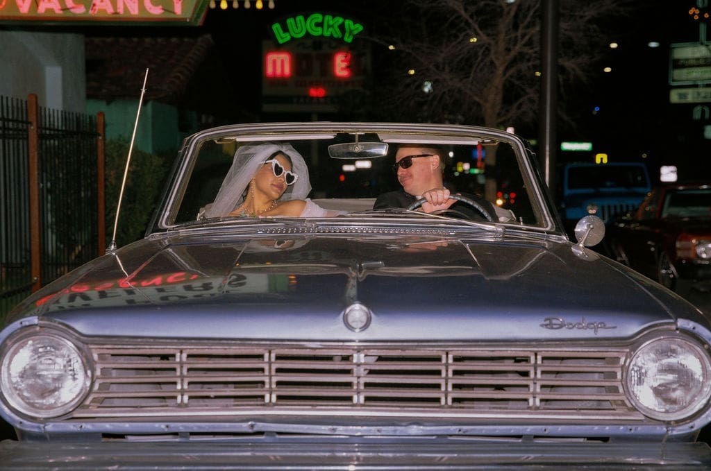Classic Car Wedding Photos in Las Vegas: The Ultimate Sure Thing Chapel Add-On