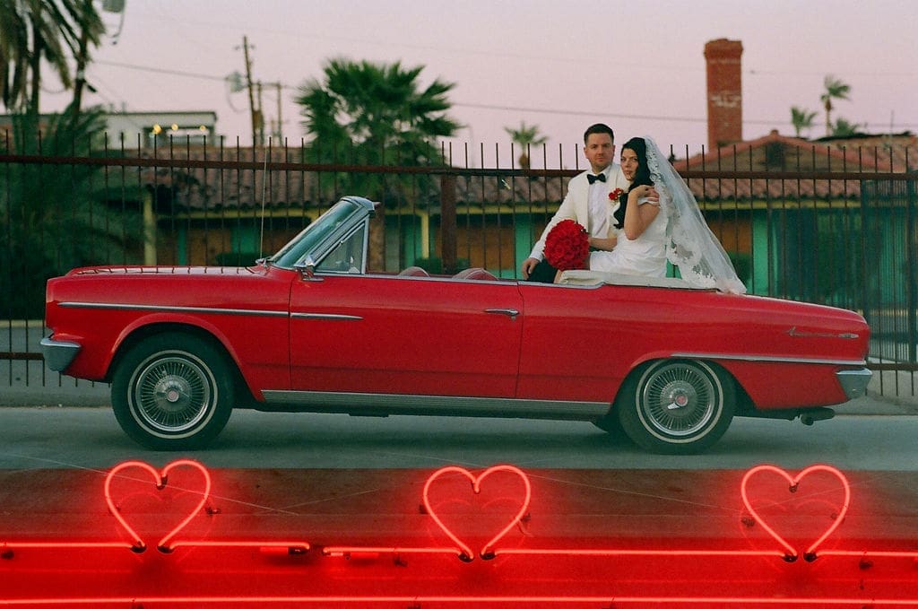 cute picture of the newlyweds in DTLV