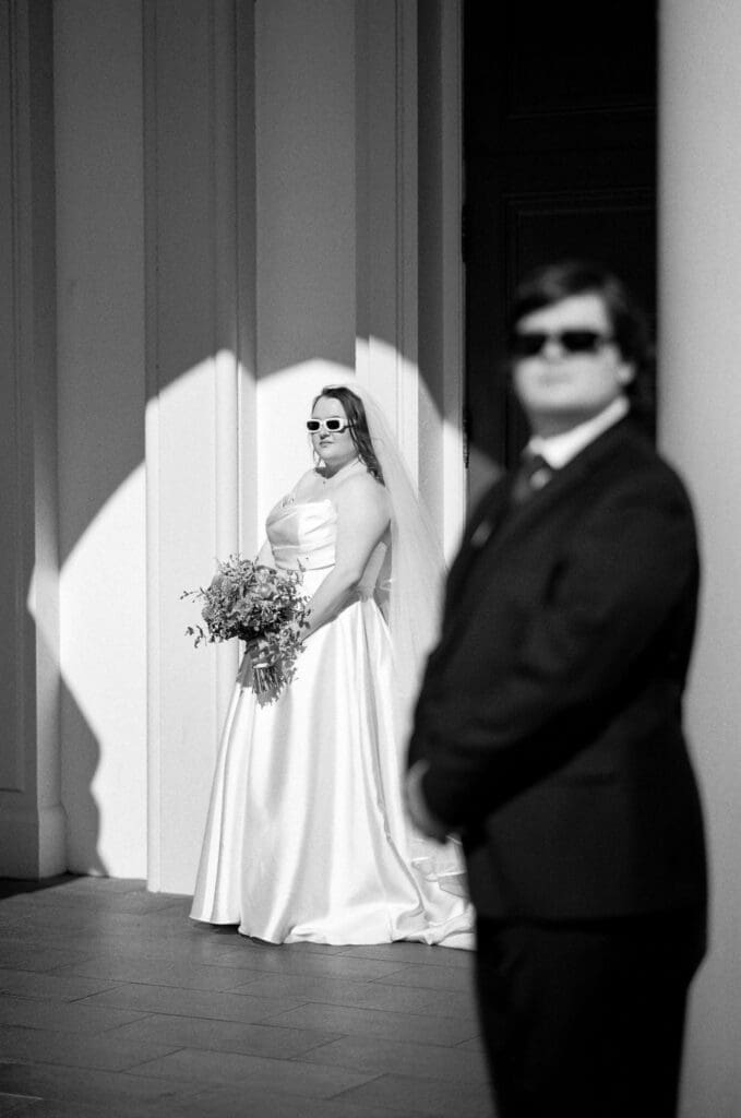 cute picture of the bride and groom at their dream elopement