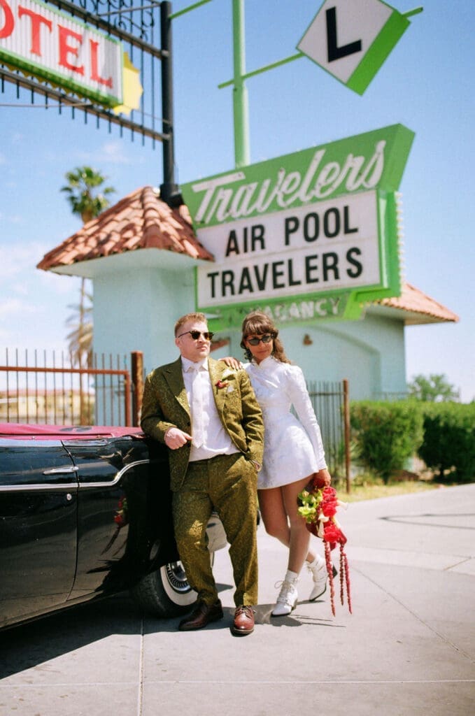 Classic Car Wedding Photos in Las Vegas: The Ultimate Sure Thing Chapel Add-On