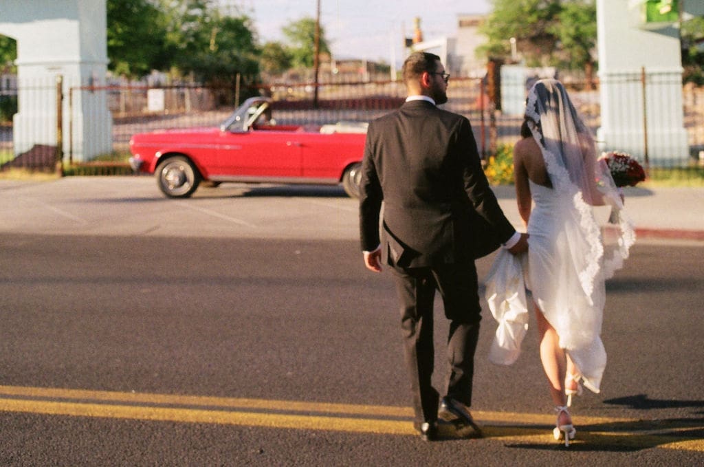 Classic Car Wedding Photos in Las Vegas: The Ultimate Sure Thing Chapel Add-On