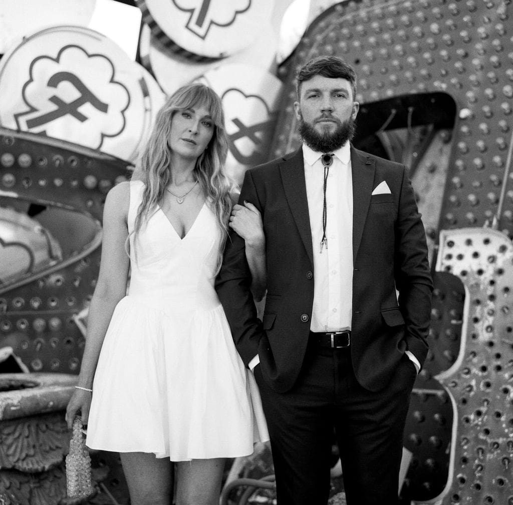 cute picture of the bride and groom at their dream elopement