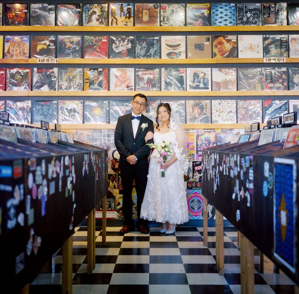 bride and groom at their dream elopement