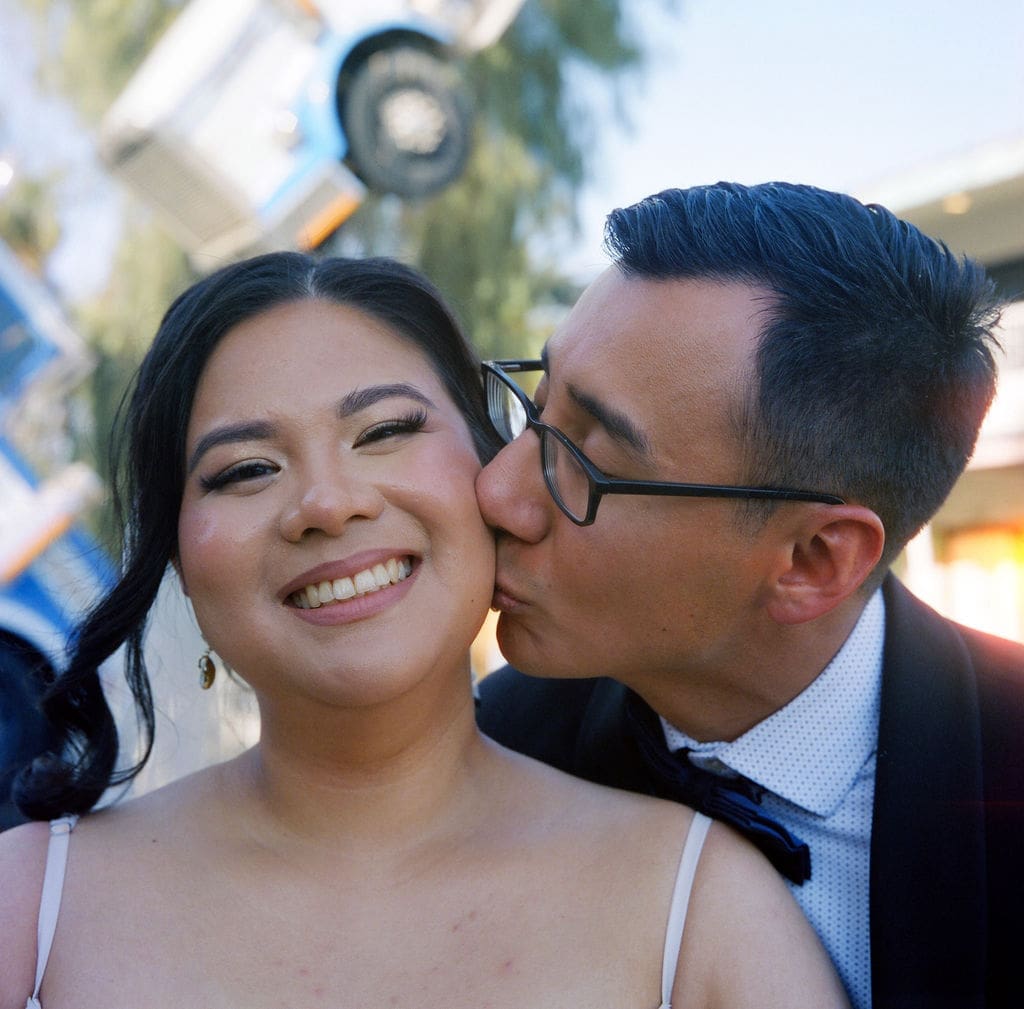 Why I Love Film Las Vegas Elopement Photography (Especially on a 1963 Rolleiflex)