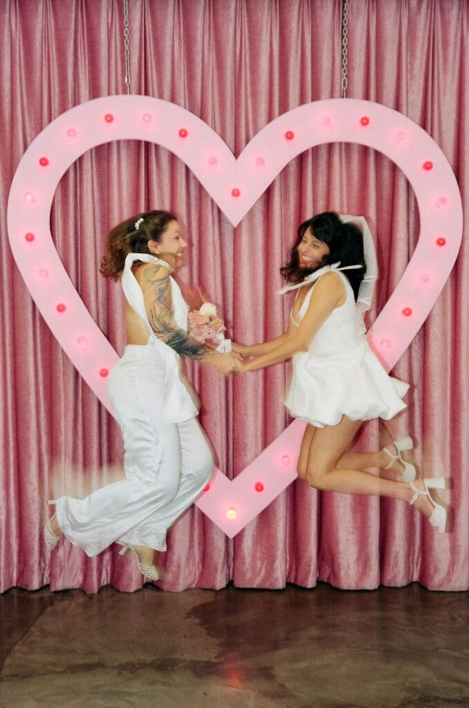couple happy after their elopement ceremony
