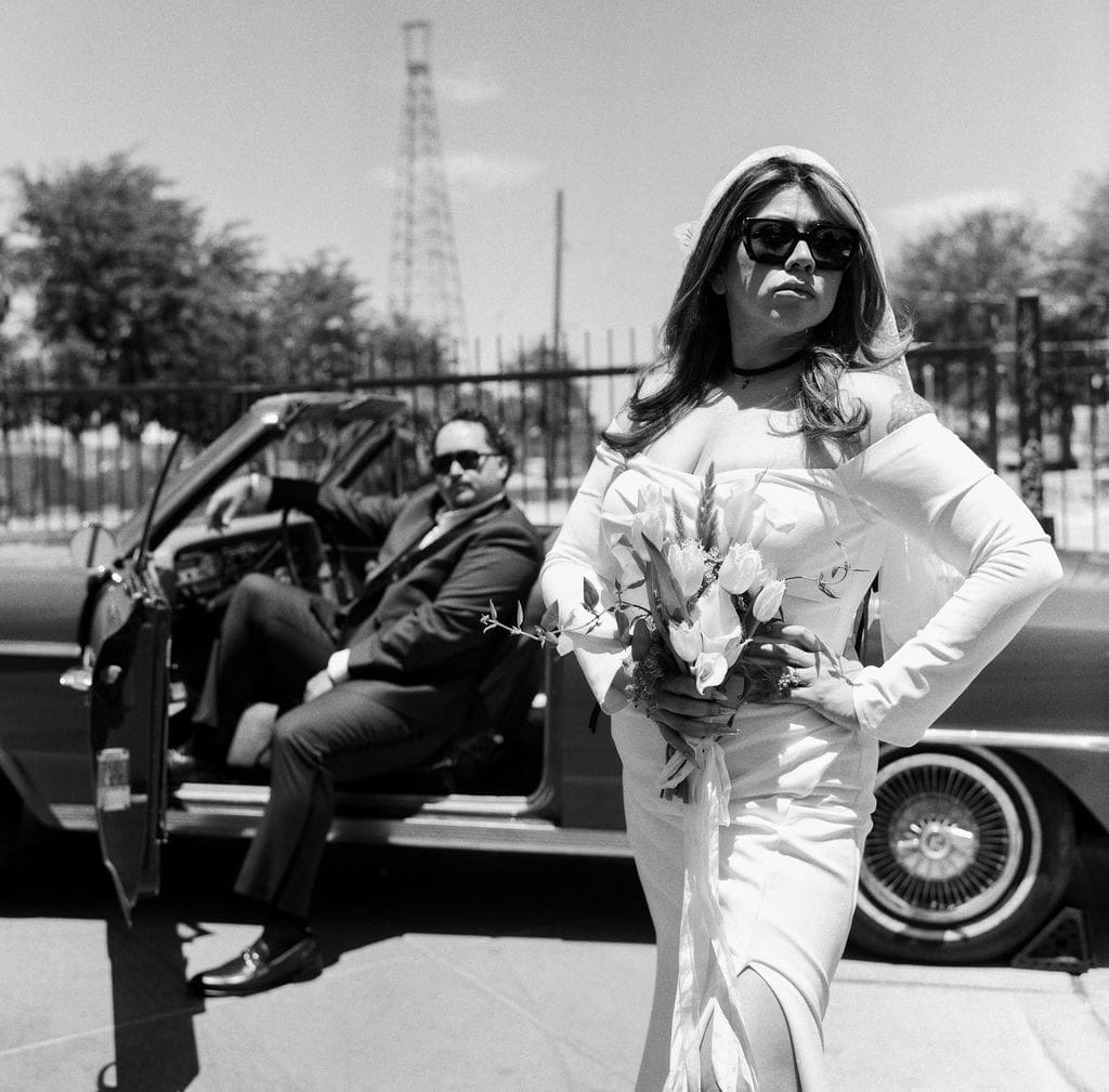 bride and groom at their timeless bridal portraits
