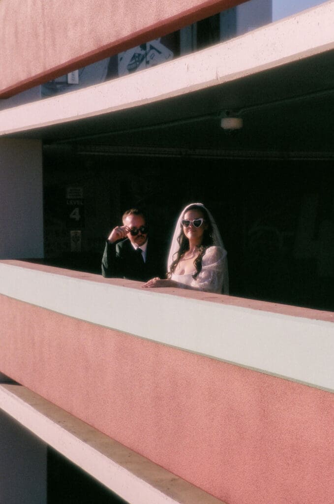 Las Vegas Rooftop Wedding Photos | A Different Side of Downtown Vegas