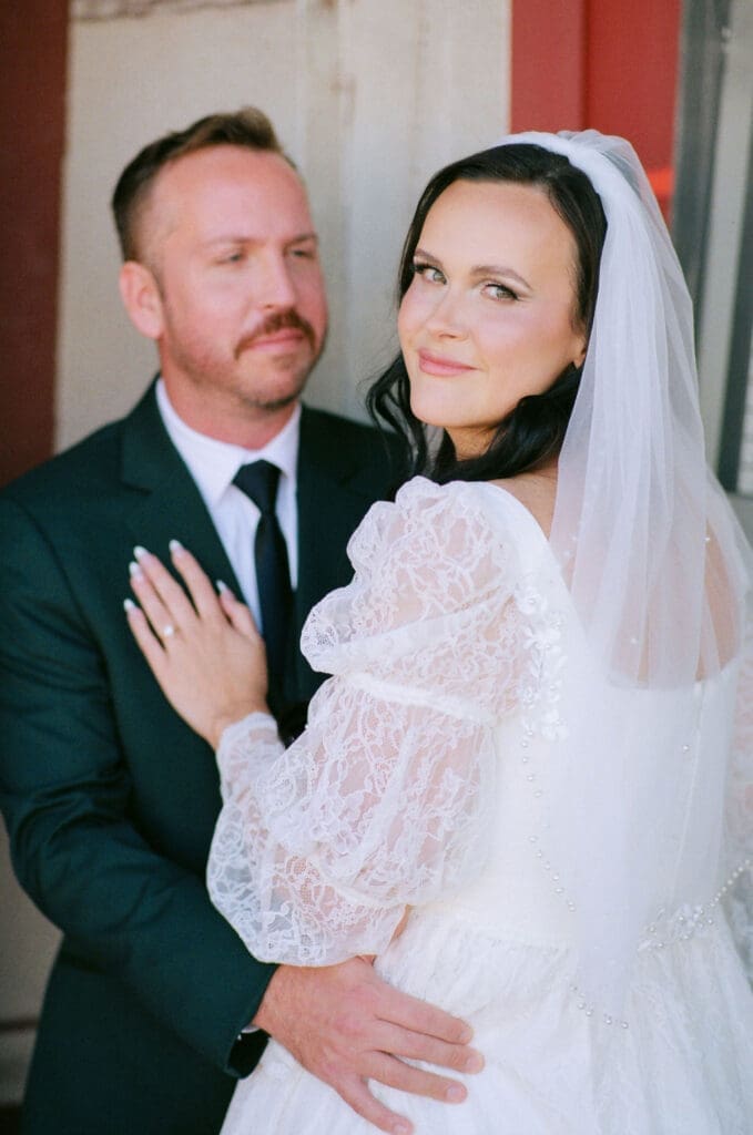 Las Vegas Rooftop Wedding Photos | A Different Side of Downtown Vegas