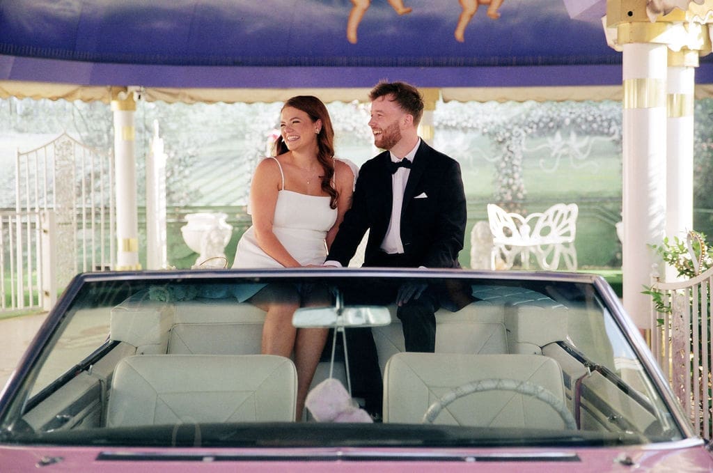 Little White Chapel Pink Cadillac Ceremony | A Guide to Getting Married in the Cadillac