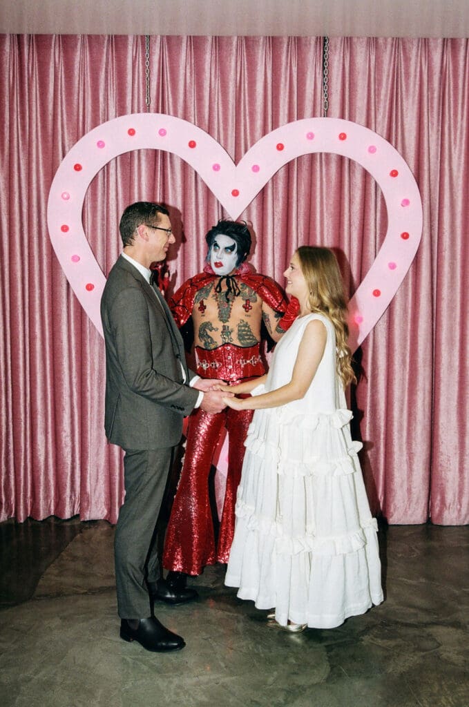 intimate wedding ceremony in las vegas