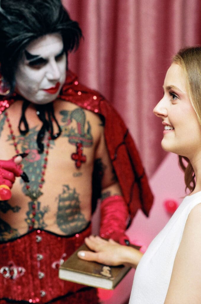 bride at her dream ceremony