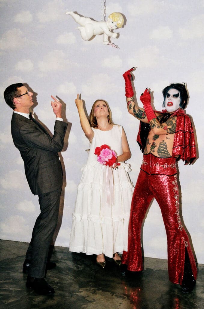 newlyweds at their dream session