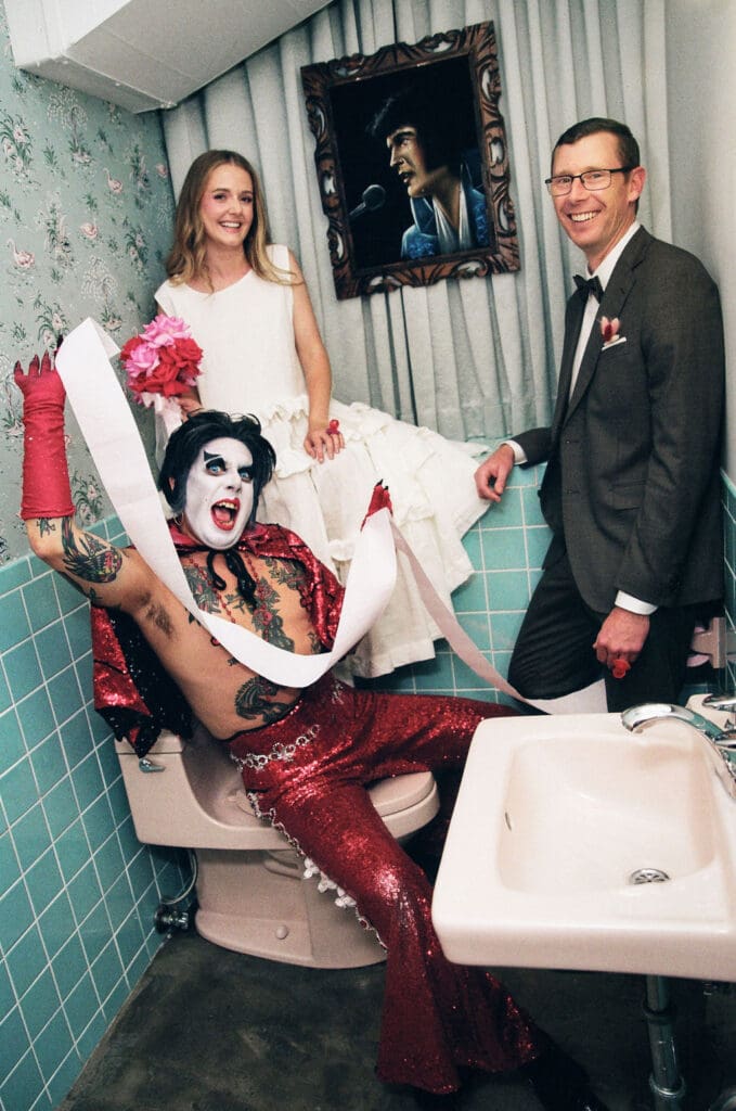 Tilly & Ian’s Las Vegas Elopement with Hellvis at Sure Thing Chapel